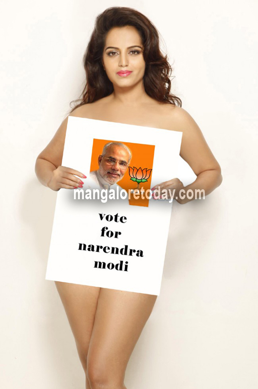 Bollywood starlet Meghna Patel spices up NaMo Campaign